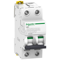 Автоматический выключатель Schneider Electric Acti9 2P 20А (C) 15кА