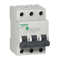 Выключатель автоматический Schneider Electric трехполюсный EASY 9 16А C 4,5кА