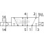 Распределитель с электроуправлением Festo VUVG-L10-M52-RZT-M7-1P3