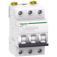 Автоматический выключатель Schneider Electric Acti9 3P 6А (D) 10кА