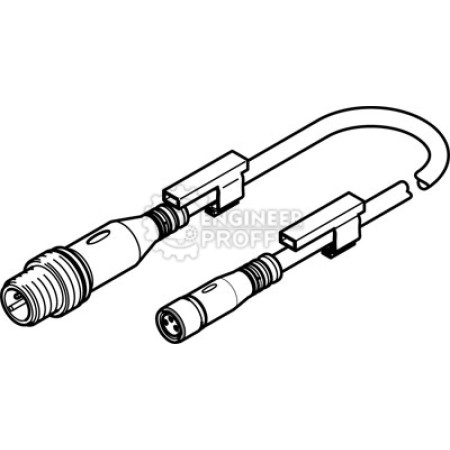 Соединительный кабель Festo NEBU-M8G3-K-0.5-M12G3