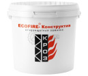 Обмазка для конструктивной огнезащиты металла КРОЗ Ecofire-Конструктив R 90 25 кг